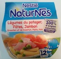 Mängden socker i NATURNES Légumes du Potager, Pâtes, Jambon - Dès 12 mois
