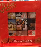 Mängden socker i Souvenirs Chocolat au lait