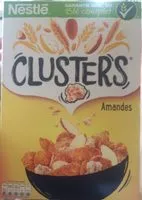 Mängden socker i CLUSTERS Amandes céréales petit déjeuner