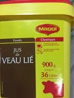 Mängden socker i Jus de veau lié