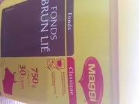 Mängden socker i 750G Fond Brun Lie  Maggi