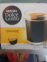 Mängden socker i Dolce Gusto café pur arabica, grande aroma
