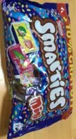 Mängden socker i Smarties mini (+10% gratuit)