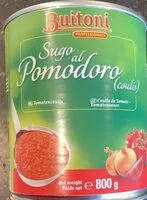 Mängden socker i Sugo al pomodoro (coulis)