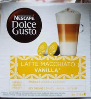 Mängden socker i 3 x Nescafé Dolce Gusto Capsules Latte Macchiato Vanilla (je 16 Capsules) Ea