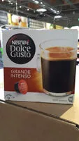 Mängden socker i Dolce Gusto caffè grande intenso