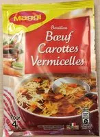 Mängden socker i Soupe Boeuf-Carottes Vermicelles