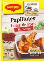 Mängden socker i MAGGI Papillotes Côtes de Porc Barbecue 28g