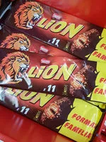 Mängden socker i LION barre chocolatée Format Familial 11 x 42g