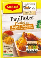 Mängden socker i MAGGI Papillotes Poulet Curry à l'indienne 30g