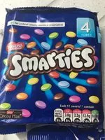 Mängden socker i Smarties 4 Pack 152g