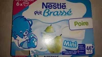 Mängden socker i P'tit Brassé mini poire