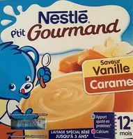 Mängden socker i P'tit Gourmand - Laitage Vanille Caramel P'tit Gourmand