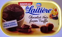 Mängden socker i Glace Chocolat Noir façon Truffe La Laitière