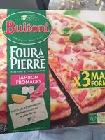 Mängden socker i BUITONI FOUR A PIERRE pizza surgelée Jambon Fromage 3 paksx350g