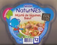 Mängden socker i NaturNes Mijoté de légumes, boeuf