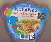Mängden socker i Ratatouille, Agneau aux herbes de Provence dès 12 mois
