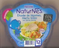 Mängden socker i NaturNes Etuvée de légumes, Merlu blanc aux épices douces