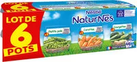 Mängden socker i NESTLE NATURNES Petits Pois+Carottes+Courgettes-6x130g-Dès 4/6 mois