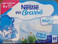 Mängden socker i P'tit Brassé Mini nature sucré