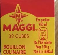 Mängden socker i Bouillon culinaire