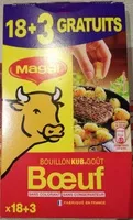 Mängden socker i MAGGI Bouillon KUB Boeuf