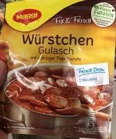 Mängden socker i Fix für Würstchen Gulasch
