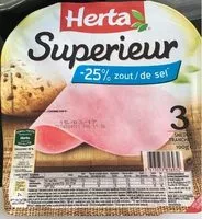 Mängden socker i Jambon Supérieur -25% de sel