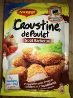 Mängden socker i Croustine de poulet goût barbecue