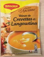 Mängden socker i Soupe Velours de Crevettes et Langoustines