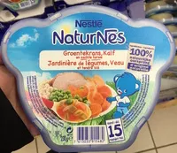 Mängden socker i NaturNes Jardinière de légumes, Veau et tendre blé