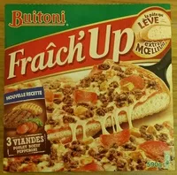 Mängden socker i BUITONI FRAICH'UP Pizza Surgelée 3 Viandes 590g