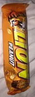 Mängden socker i LION PEANUT barre chocolatée 41g