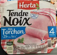 Mängden socker i Tendre Noix au torchon -25% de sel