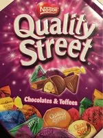 Mängden socker i Quality street