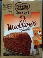 Mängden socker i NESTLE DESSERT Préparation pour Moelleux au Chocolat 344g