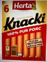 Mängden socker i Original Knacki