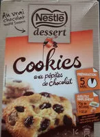 Mängden socker i NESTLE DESSERT Préparation pour Cookies au Chocolat 351g