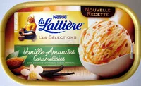Mängden socker i Crème glacée Vanille Amandes Caramélisées La Laitière (nouvelle recette)