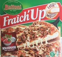 Mängden socker i BUITONI FRAICH'UP pizza surgelée Bolognaise 600g