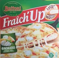 Mängden socker i BUITONI FRAICH'UP pizza surgelée 4 Fromages 600g