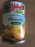 Mängden socker i Pfirsiche