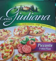 Mängden socker i Piccante 9 Mini Pizze