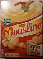 Mängden socker i MOUSLINE Purée Nature, 4 sachets pour 4 personnes (4x130g)