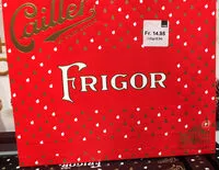 Mängden socker i Frigor Chocolat au lait fourré à la creme de noisettes et d'amandes