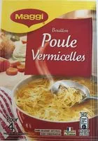 Mängden socker i MAGGI soupe poule vermicelle