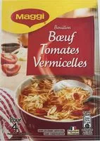 Mängden socker i Bouillon Bœuf Tomate Vermicelles