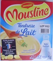 Mängden socker i Tendresse de Lait (3 sachets de 4 assiettes)