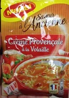 Mängden socker i Crème Provençale à la Volaille