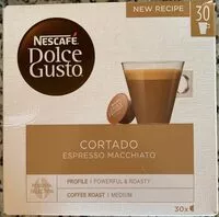 Mängden socker i Cortado espresso macchiato caffè macchiato capsule
